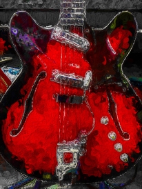 Old Red Guitar